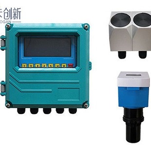 9-24 channel time difference method ultrasonic open channel flowmeter river flow machine water level ultrasonic open channel flowmeter