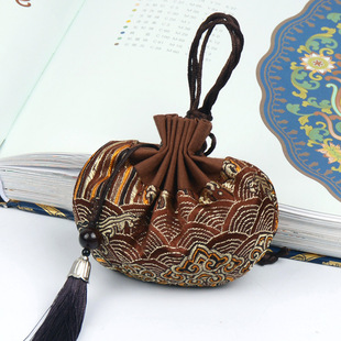 Dragon Boat Festival Neck Tassel Phoenix Tail Flower Palace Sachet Hanfu Accessories Car Pendant Ai Caobao Gift Brocade Sachet