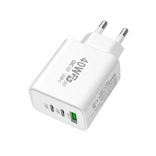 USB Dual C40W Super Quick Зарядное устройство для смартфонов Apple Универсальная многопорочная зарядная головка PD