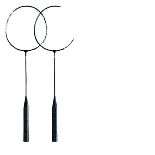 Badminton Racket Durable Ultra-light Adult 2-pack Male and Female Couples Family Kidsren Students Offensive Badminton Racket