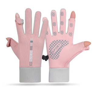 Autumn and Winter Warm Gloves Men's and Women's Flip Cover fleece-lined Cold-proof Warm Water-repellent Thickened Riding fleece-lined Gloves Outdoor