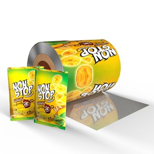 Plastic Packaging Roll Film Automatic Packaging PET Printing Compound Packaging Film Candy Snack Biscuit Potato Chips Roll Film