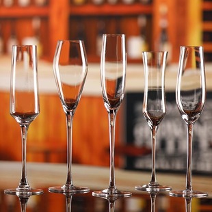 Crystal Champagne Glasses Spakling Wine Goblet suit Household Creative High-value Champagne Glasses Pair of Cocktail Glasses