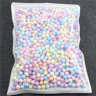 Handmade diy material color foam ball particles wedding decoration material polylon foam ball gift box filler