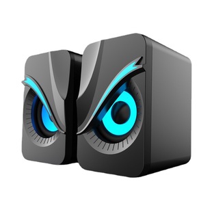Новый RGB ослепительный динамик Проводной аудио 2,0 настольный компьютерный динамик Мультимедийный Настольный Ноутбук маленький динамик