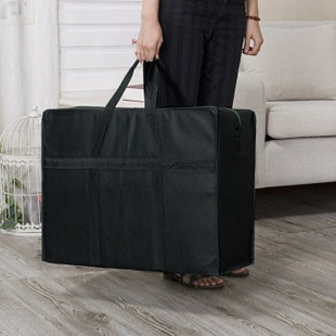 Factory Direct Sales Large-Capacity Portable Non-Woven Quilt Storage Bag Clothing and Sundries Organizing Woven Bag Moving Bag