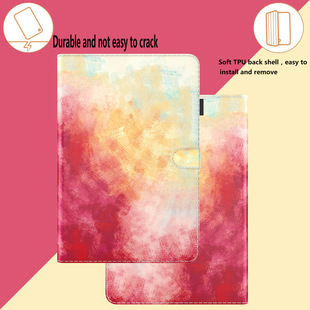 Watercolor Tablet Protective Case Suitable for Huawei Matepad Pro 12.6 Graffiti Colorful 10.8 Flip Leather Case 11