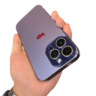 Подходит для корпуса мобильного телефона iPhone15Promax с гальваническим покрытием Apple 14 Nano AG матовая автономная пленка для объектива продвинутое чувство
