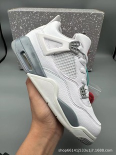 Путянь Чуньюань aj4 электрическая спортивная баскетбольная обувь Джо 4 Oreo Midnight синяя белая мужская и женская обувь дикая повседневная обувь
