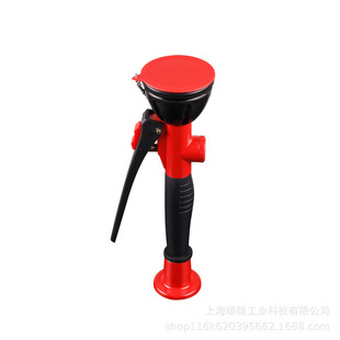 Laboratory hand-held single nozzle eye washer