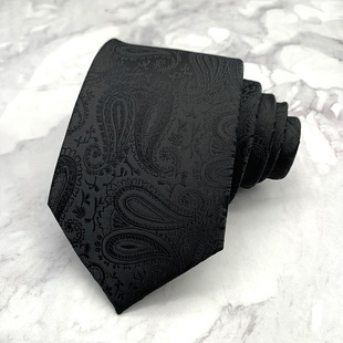 Black Tie Male Work Workplace Salesman Formal Work Dress Business Tie High Quality Hand Width 8cm