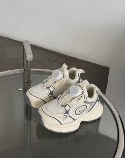 Children's Swivel Buckle sneaker Boys' Trendy Shoes 2025 Spring New Girls' Lightweight Breathable Casual Torre Shoes