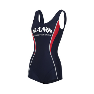 Sanqi one-piece swimsuit 2024 new ladies swimming pool special flat-angle swimsuit professional training competitive swimsuit