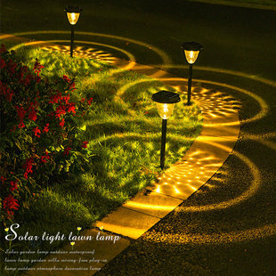 Solar lawn lamp outdoor courtyard garden ground lamp dream decoration landscape lamp home B & B layout path