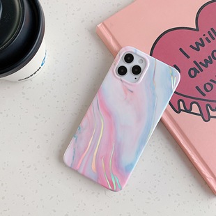 Laser marbling for Apple iPhone13 phone case 15 Pro Max/14/12 silicone soft case