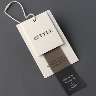 Customized Women's Clothing Hang Tags, Custom-Made Clothing Intimates and Children's Clothing Hang Tags, Custom-Made Pvc Trademark Labels and Hanging Tags
