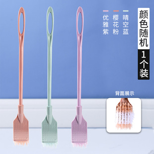 Toilet brush plastic rod long handle toilet brush cleaning brush ball round square toilet cleaning brush toilet brush