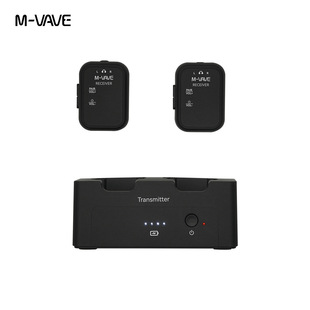 Wireless Audio Transmitter Receiver Portable Wireless Monitor Ear Return Belt Charging Bin One for Two