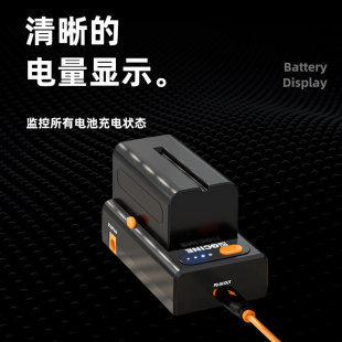 Aina ZGCINE Shadow Small Energy NPF-02 Charger Applicable to NP-F 550 750 F970 PD Dual Power Supply