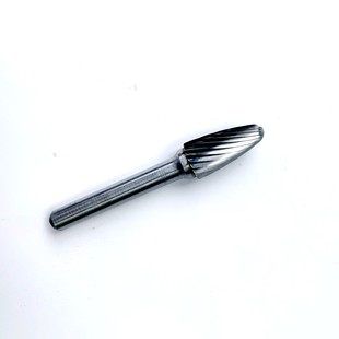 Rotary file tungsten steel grinding head arc round head hard alloy tungsten carbide F1020M06 cross tooth single tooth file