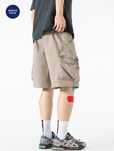 Muqiu Men's Wear ∠ American Outdoor Mountain Batag Tooling Shorts Men's Sports Casual Quick-drying Straight Pants