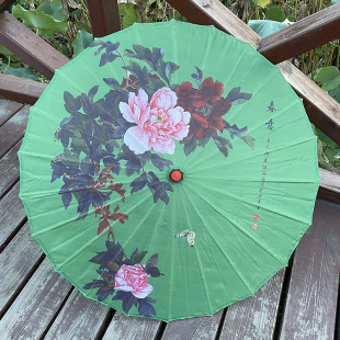 ♤ Plum, Orchid, Bamboo and Chrysanthemum Oil Paper Umbrella Dance Umbrella Craft Umbrella Wedding Props Umbrella Decorative Umbrella Decorative Ceiling Umbrella