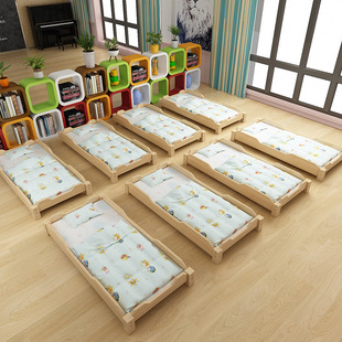 Kindergarten Nap Bed Managed Solid Wood Small Bed Children's Special Lap Bed Baby Single Bed
