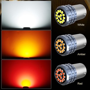 Car LED turn signal 1156 BA15S 2016 15SMD LED reversing light 1157 bright turn signal