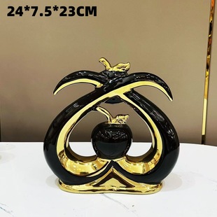 Заводская европейская прямая продажа креативная гальваническая керамика Сюаньгуан Ваза ремесла Модельный номер отеля украшения
