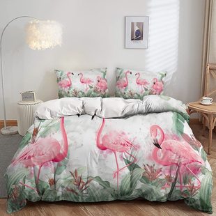 Cross-border cartoon cute frog quilt cover digital printing for children's room bedroom bedding suit wholesale