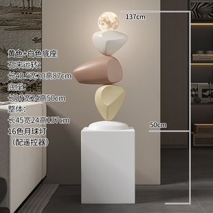 Time running study floor decoration office High sense hallway living room TV cabinet decoration housewarming gift