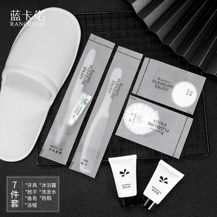 Hotel Disposable Hospitality Slippers Hotel Disposable Toiletries Guest Room Bath Dental Toothbrush Set