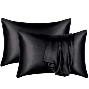 Amazon AliExpress bedding washed silk pillowcase single ice silk satin silk imitation silk pillowcase cross-border