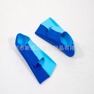 Children's Swimming Flippers Men's and Women's Professional Training Freestyle Silicone Flippers Recognition Swimming Diving Flippers Duck Flippers