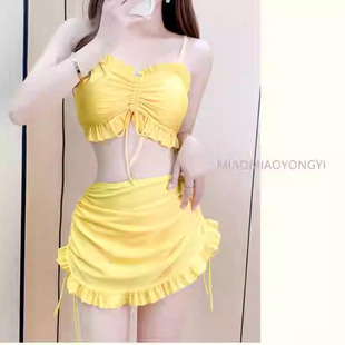 2024 новый купальный костюм женский бикини bikini костюм европейская и американская летняя новая секция тряпка пряная девушка купальник