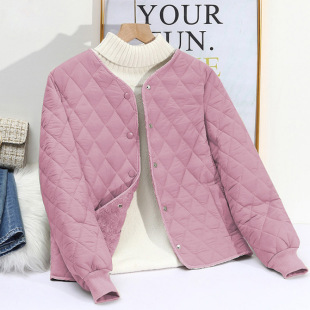 Winter fleece-lined liner cotton-padded coat women's light down cotton-padded jacket base wear small cotton-padded jacket school uniform warm coat