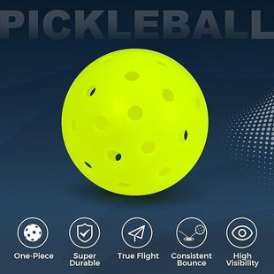 Source factory wholesale game pickleballs rotomolding pickle ball 40 hole PE ball USAPA pickle ball