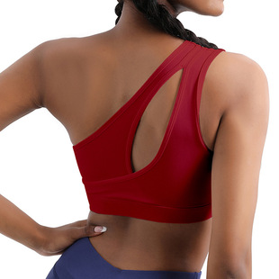 European and American Shoulder Sports Underwear Shockproof High Strength Sports Vest Fitness Yoga Bra Yoga Clothing Underwear for Women