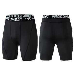 Men's Tight Shorts Cross-border Explosions Summer Tight Sports Pants Quick-drying Breathable Running in stock Fitness Pants