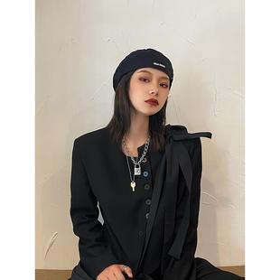 Ins Japanese Style Retro Anti-forward Cap Cap Women's Summer Thin Korean Style Fashionable All-match Beret