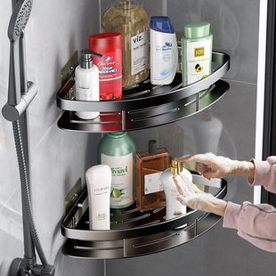 Punch-Free Wall Bathroom Rack Tripod Bathroom Toilet Tripod Bathroom Storage Wall-Mounted Corner