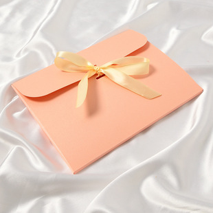 Scarf Scarf Gift Box Envelope Shape Bow Boutique Gift Box Gift Box Packaging Tie Paper Box