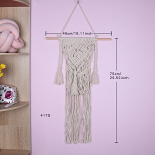 Cross-border Exclusive Hot Sale Hand-woven Wall Hanging Bohemian Living Room Tapestries Decorative Wall Hanging Ornaments
