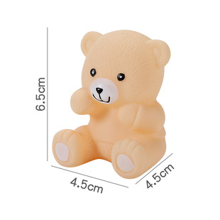 Vinyl kneading cute animal Duckling children's bath water baby bathroom bath educational toys wholesale
