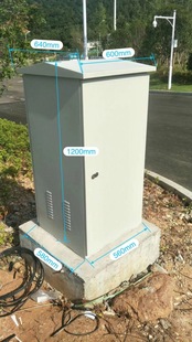 Outdoor Rain Network Cabinet Monitoring Wall-Mounted 600 Outdoor Cabinet Floor Cabinet 22U Thickeneded Box 1.2m