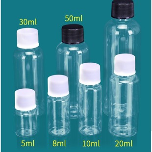 Фабрика оптовой утолщенной 10ml30ml50ml60ml100ml ml пластиковая бутылка ПЭТ прозрачная жидкость розлива