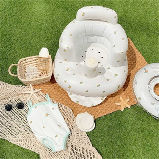 Ins South Korea Same Style Baby Learning Chair Baby Multifunctional Inflatable Sofa Children's Training Seat Learning Artifact