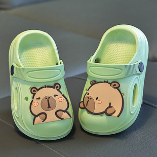 Lovable Kapibala Children's Cave Shoes Summer Outwear Soft Bottom Boys' and Boys' Slippers Baby Non-Slip Sandals