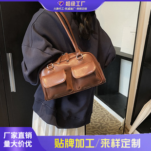 Cross-border popular this year large-capacity bags women's 2024 autumn and winter new pillow bag retro all-match one-shoulder armpit bag