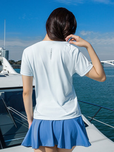 Outdoor Sports men's ice-sensitive quick-drying T-shirt women's summer short-sleeved round neck breathable work clothes custom LOGO